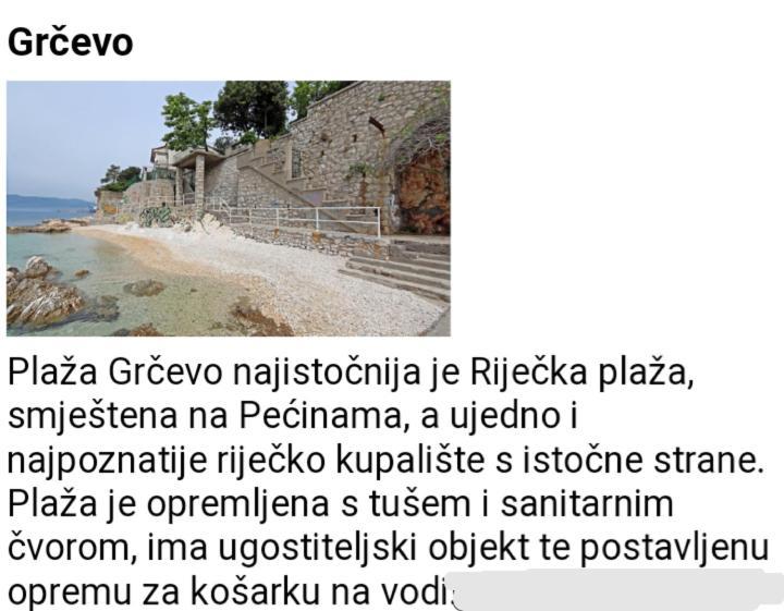 Apartman Nino Rijeka Zewnętrze zdjęcie